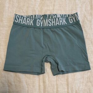 Gymshark Women’s Athletic Shorts - Slate Teal - Logo Waistband